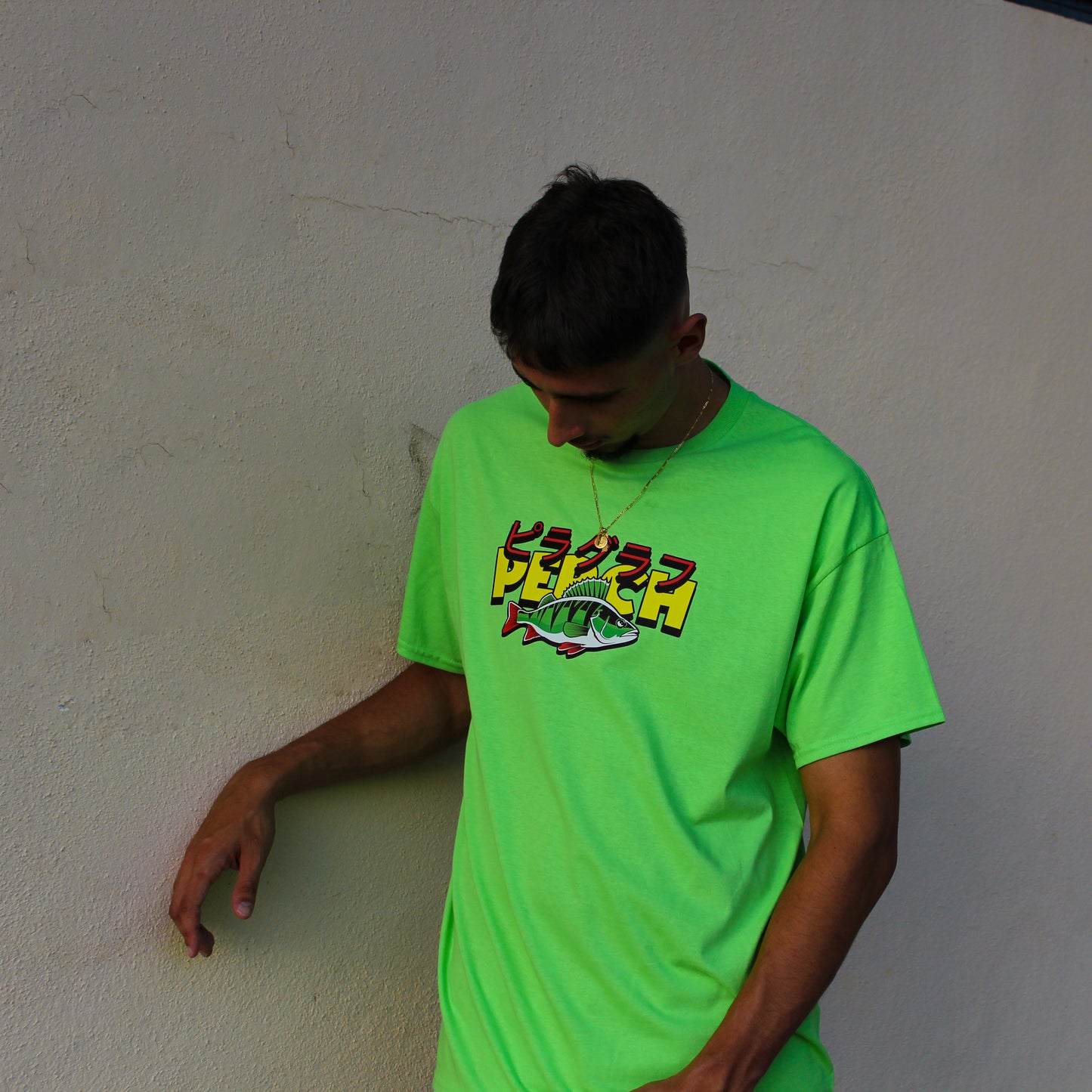T-SHIRT PERCH LIME GREEN
