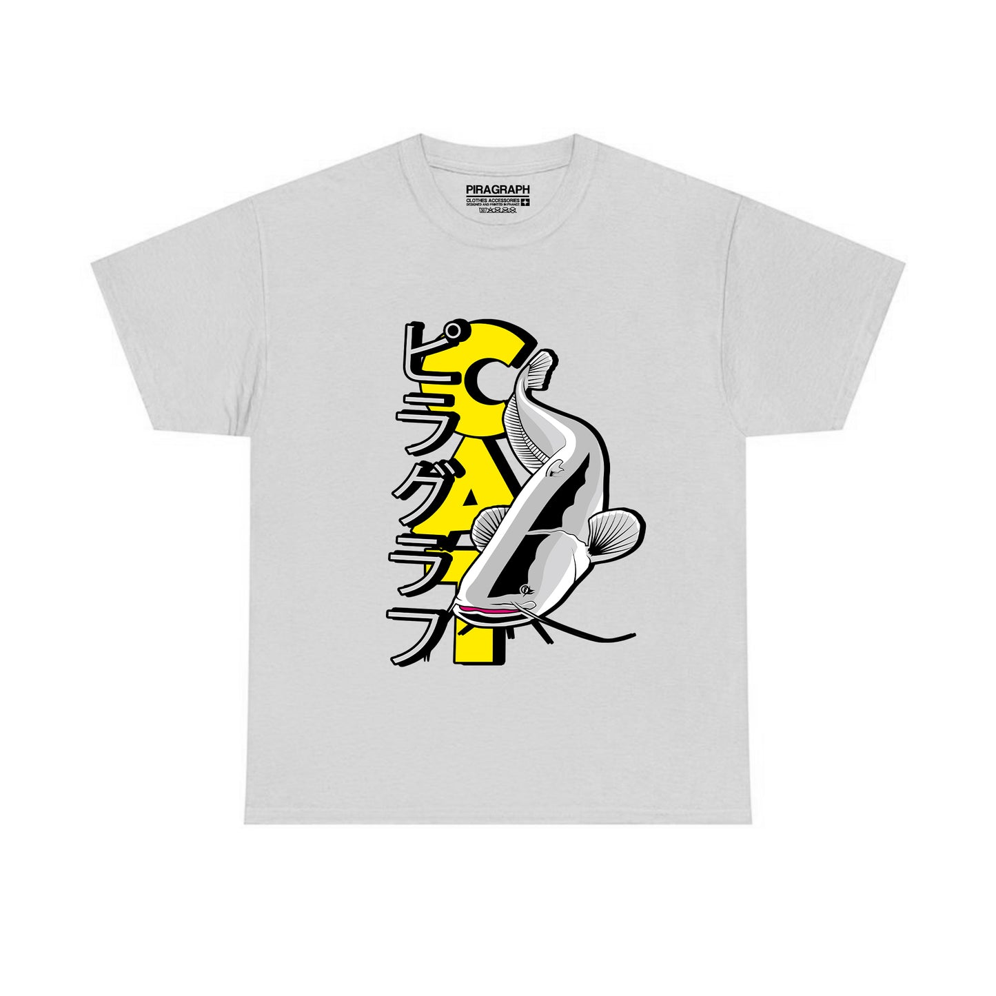 T-SHIRT CAT GREY