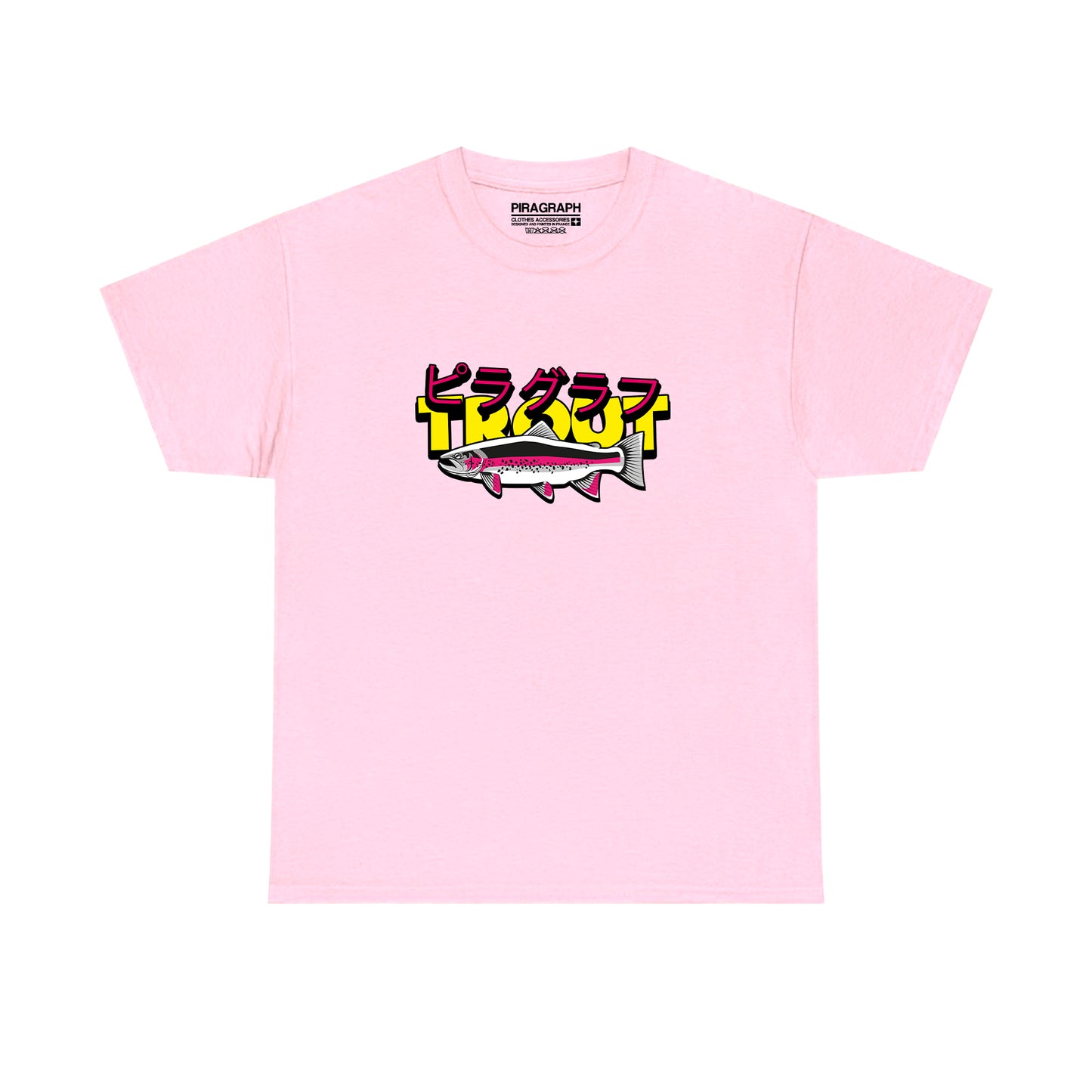 T-SHIRT RAINBOW TROUT LIGHT PINK