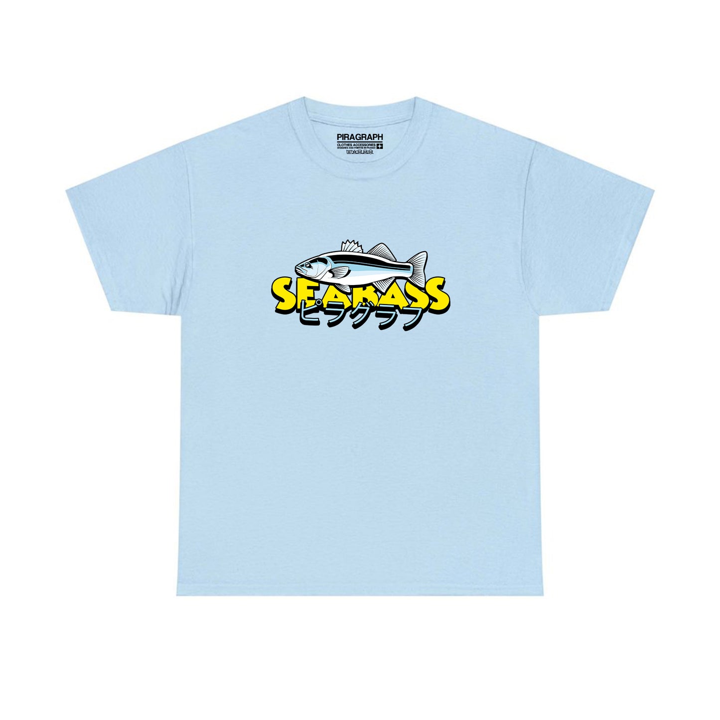 T-SHIRT SEABASS LIGHT BLUE