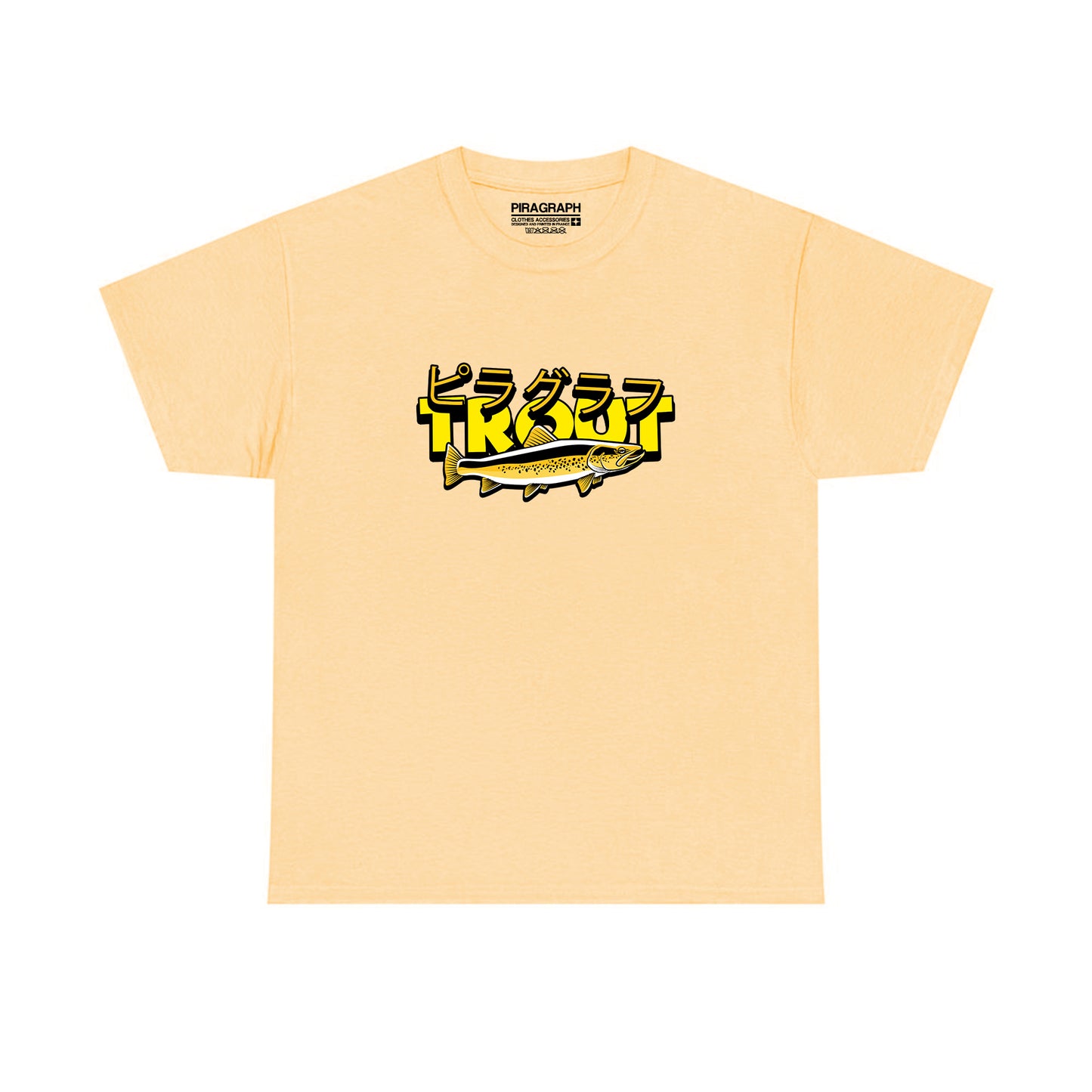 T-SHIRT TROUT YELLOW HAZE