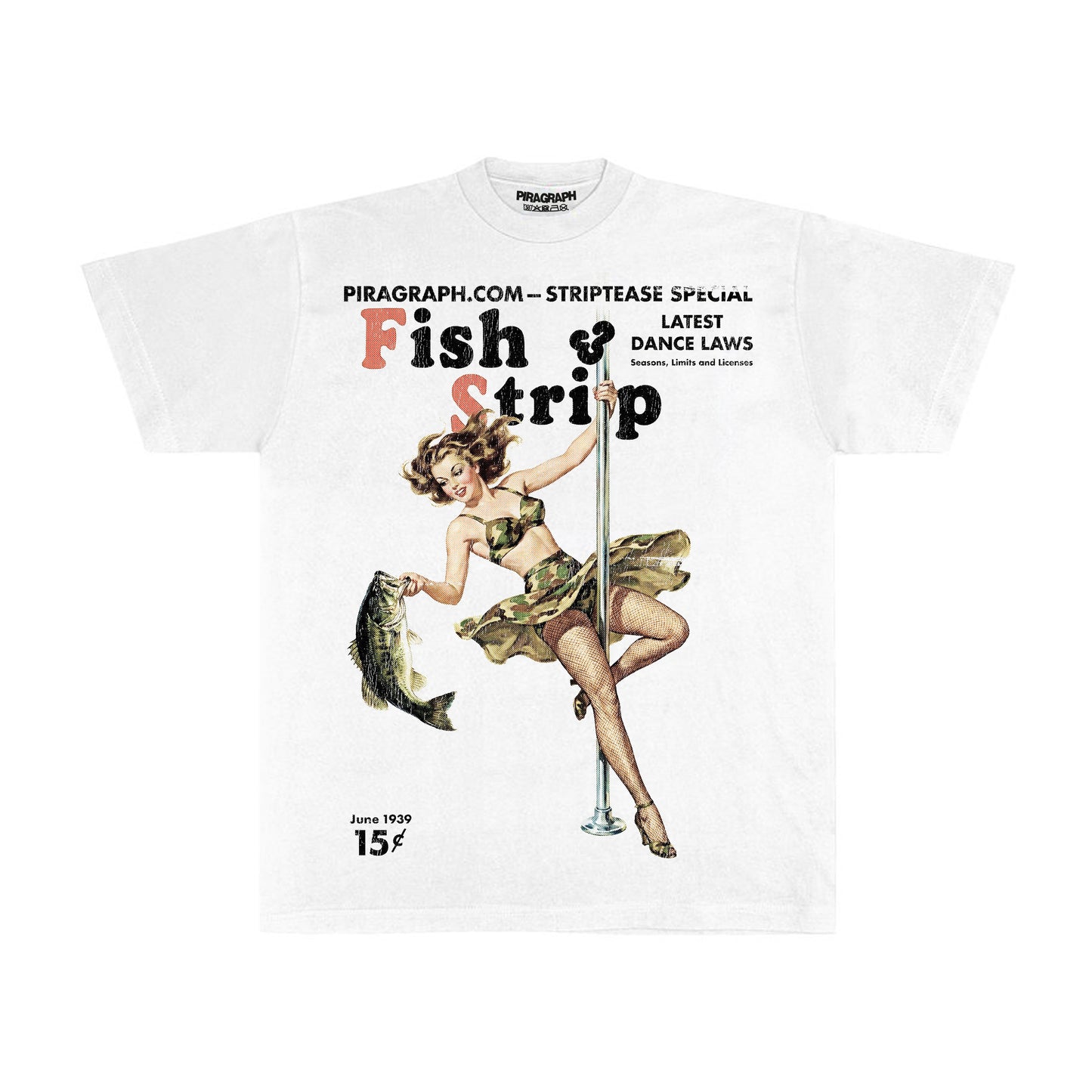 T-SHIRT FISH & STRIP