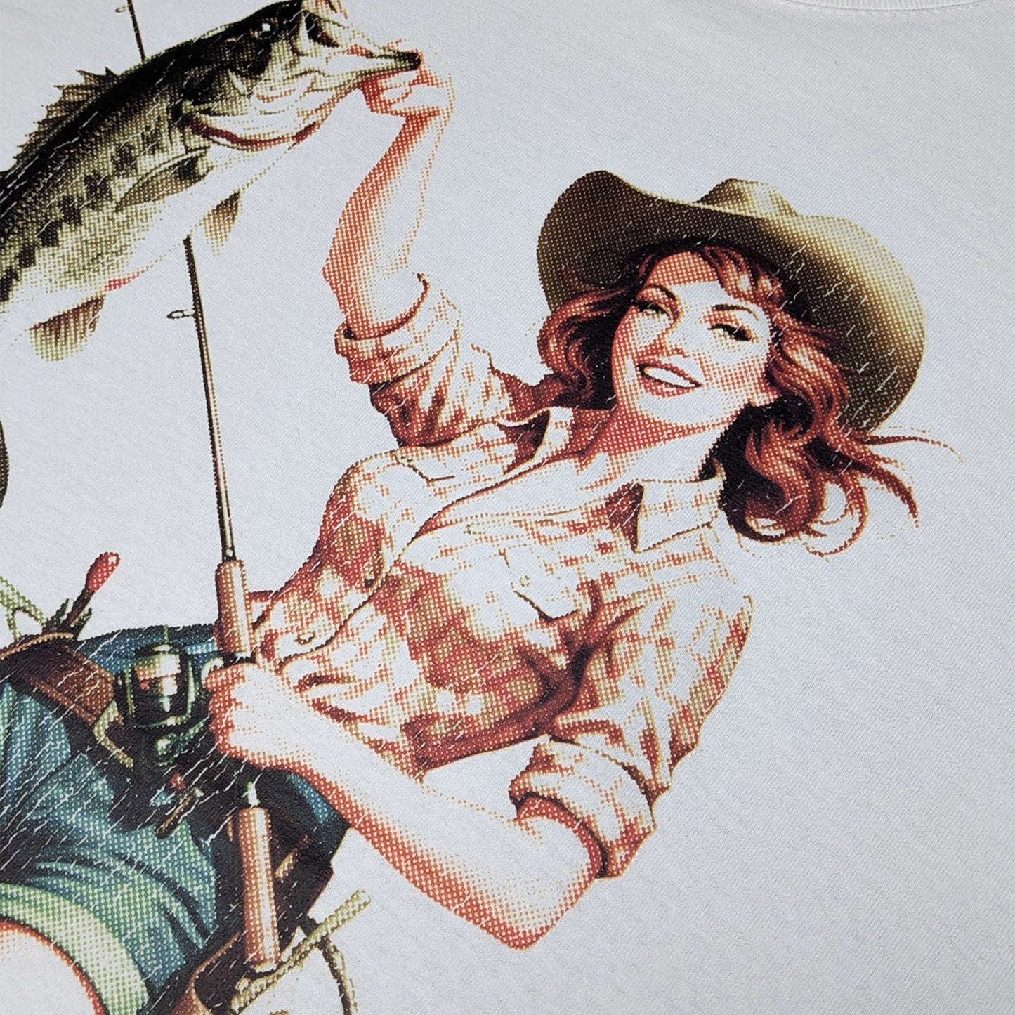 LONG SLEEVES FISHING PIN UP