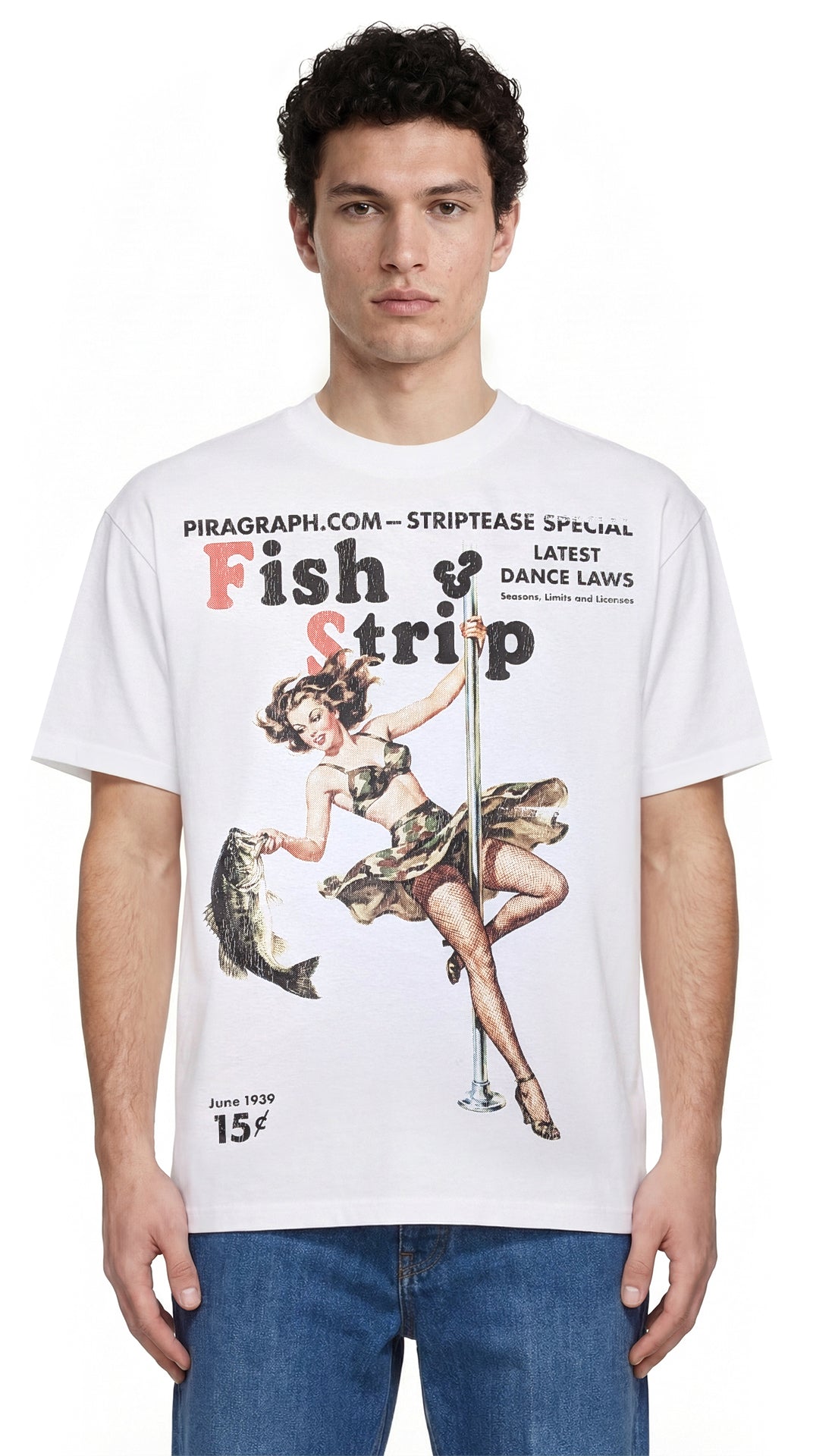 T-SHIRT FISH & STRIP
