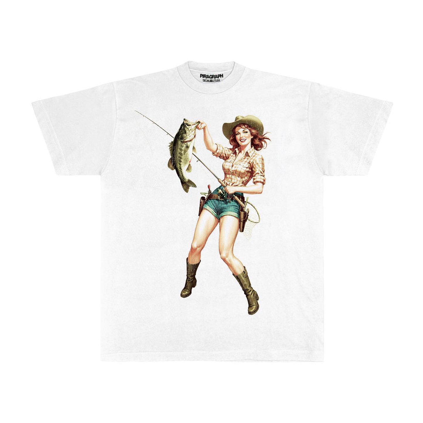 T-SHIRT FISHING PIN UP