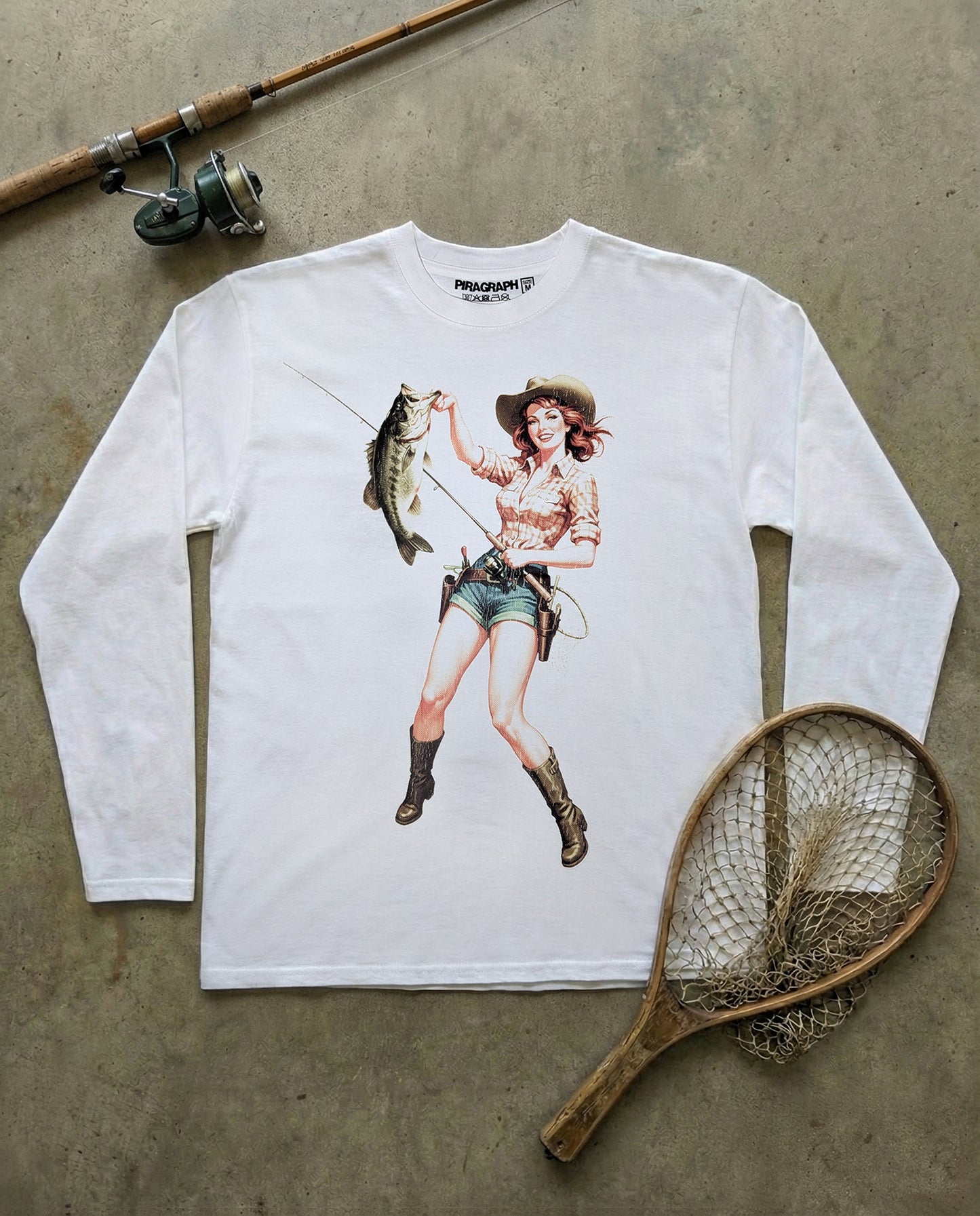 LONG SLEEVES FISHING PIN UP